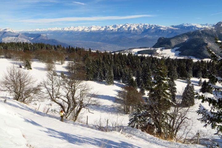 ski nordique avec le bureau des guides de Grenoble